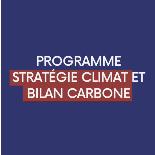 [PROGRAMME] Stratégie climat et Bilan Carbone