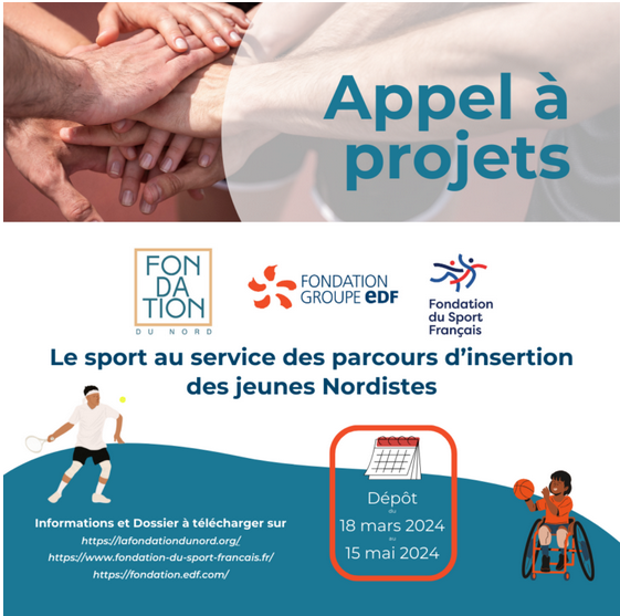 Appel à projets : « Le sport au service des parcours d’insertion des jeunes Nordistes »