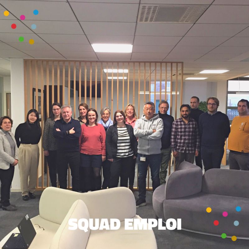 Photo de la SQUAD en cours chez Bayer