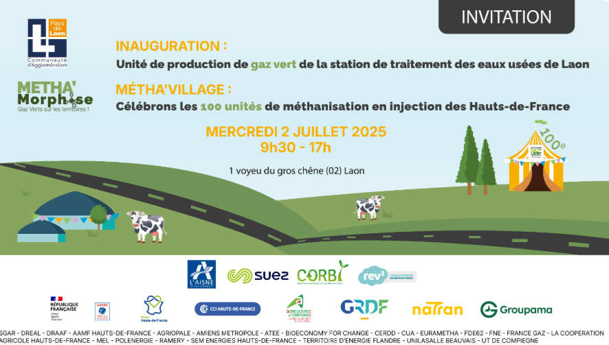 Inauguration de la 100ème unité de méthanisation - Métha'Village Métha'Morphose