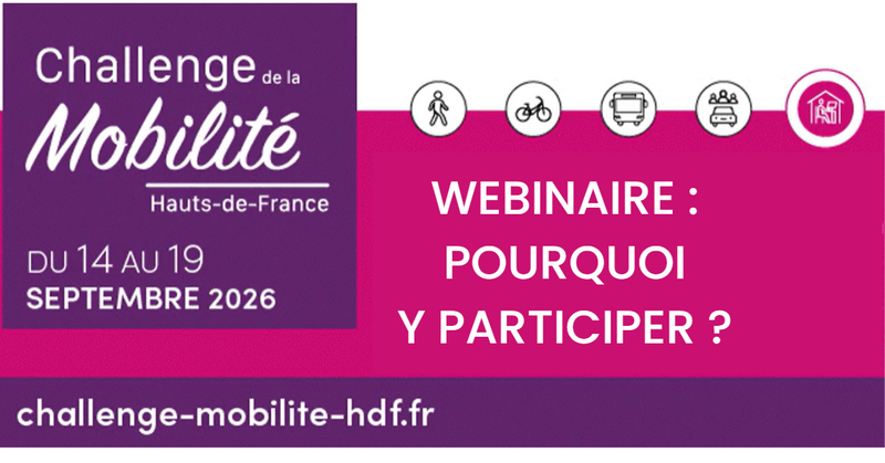 Webinaire | Le Challenge de la Mobilité : Pourquoi y participer ? Comment l'animer au sein de son établissement ?