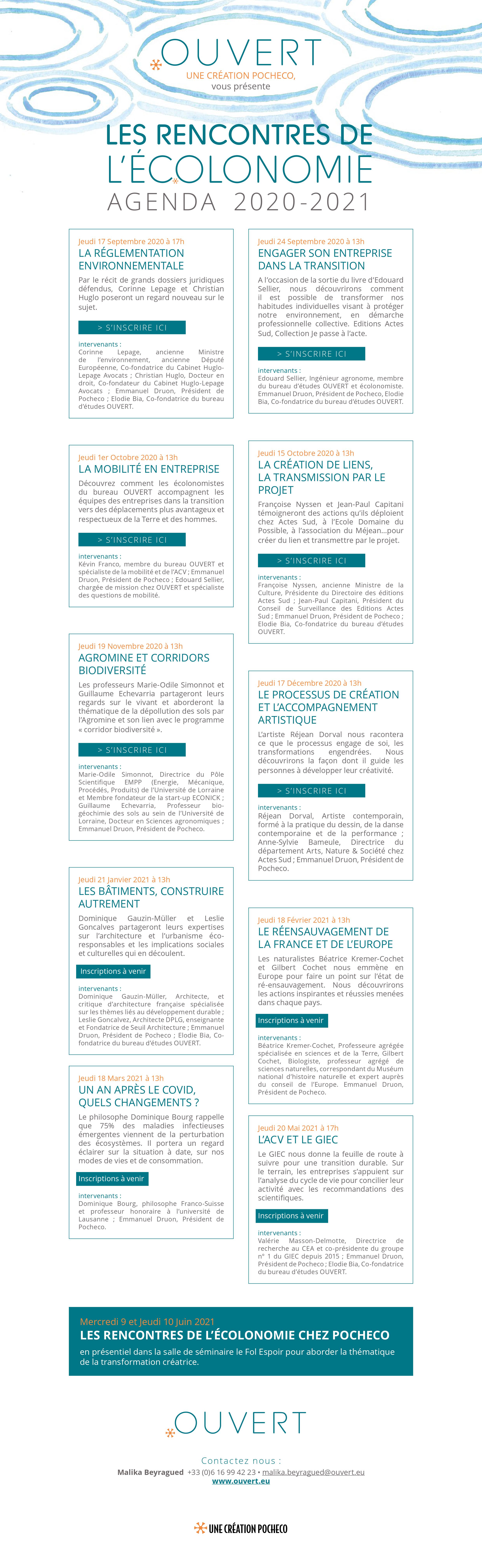 agenda ecolonomie