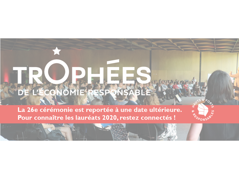 26e cérémonie de remise des Trophées de l'Economie Responsable